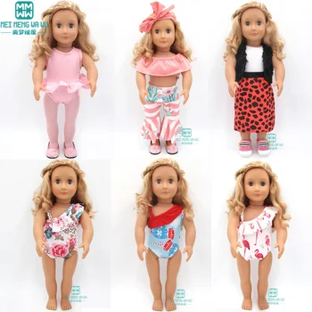 Кукольная одежда для 17-дюймовых кукол 43 см-45 см и аксессуары для американских кукол, балетное платье, детское платье, модный купальник