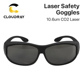 Лазерные защитные очки Cloudray 10600nm Style C OD6 + CE, защитные очки для гравировального станка для лазерной резки CO2