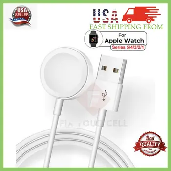 Магнитный USB-кабель для зарядки, зарядное устройство для Apple Watch iWatch Series 2/3/4/5/6/SE/7