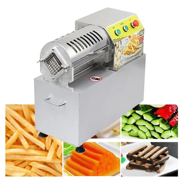 Машина для приготовления картофеля фри электрическая коммерческая автоматическая машина для резки картофеля, огурца, сладкого картофеля, тыквы, таро