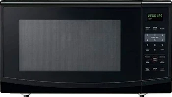 Микроволновая печь со столешницей черного цвета
