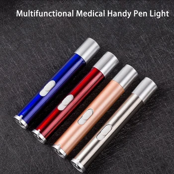 Многофункциональная Медицинская Удобная ручка, USB Перезаряжаемый фонарик для ухода за больными, светодиодный фонарик, инфракрасная палочка-тизер для кошек, Фиолетовый свет 365