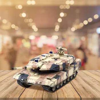 Модель танка Leopard 2 A7 в масштабе 1: 72, миниатюрная модель танка, украшения для полки, гостиной, рабочего стола, подарки на день рождения, орнамент