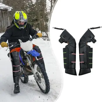 Мотоциклетные наколенники для защиты от холода, утолщающие наколенники для верховой езды, мотоциклетная грелка для колен, мотоциклетный наколенник, защитные щитки, аксессуар