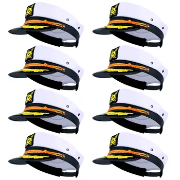 Мужские и Женские Шляпы Капитана, Регулируемые Шляпы Моряка для Костюма лодки, Косплей вечеринки