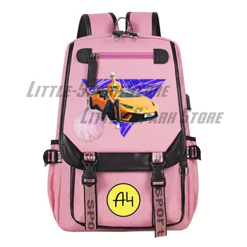 Мультяшный A4 Vlad Большой емкости Детский Студенческий Рюкзак Merch A4 Boy Girl Schoolbag USB Зарядка Подростковая сумка для ноутбука Через Плечо