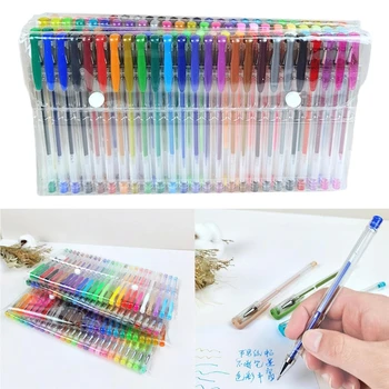 Набор гелевых ручек DXAB 100 цветов для раскрашивания книг художественным маркером Цветная ручка для детей