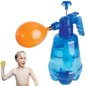 Надуватель для водяных шаров Набор для наполнения воды Ручной наполнитель для воздушных шаров С 500 шариками Водные развлечения для детей на открытом воздухе