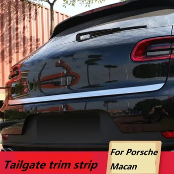 Накладка на багажник, яркая накладка на заднюю панель, аксессуары для Porsche Macan 2014-2019