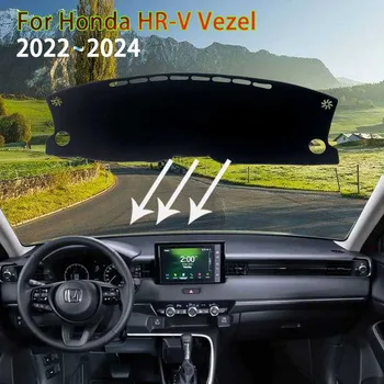 Накладка на приборную панель для Honda HR-V HRV Vezel RV5 HEV Electric 2022 2023 2024, Анти-грязные Коврики, Коврик, Солнцезащитный Козырек, Автомобильные Аксессуары