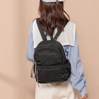 Нейлоновый рюкзак в Японском Корейском стиле, Офисный Многофункциональный компьютерный рюкзак, противоугонная сумка для хранения для девочек, Женская повседневная сумка на плечо