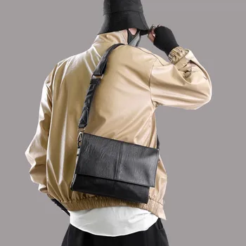 Новая Мужская сумка через плечо Большой емкости, мужская деловая сумка через плечо, повседневная мужская сумка, Модный брендовый рюкзак
