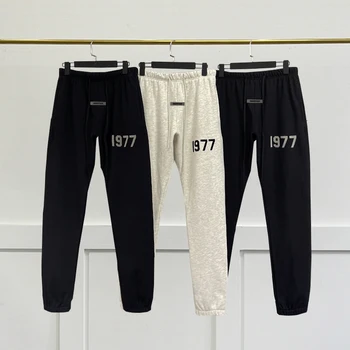 Новые Брюки 1977 года Оверсайз, Уличная одежда, Женские брюки для мужчин, Спортивные брюки, Мужские Уличные Свободные Повседневные брюки, штаны для бега трусцой