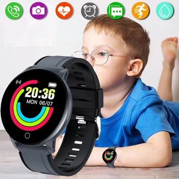 Новые детские спортивные смарт-часы, светодиодные цифровые часы, водонепроницаемые умные часы, детский пульсометр, фитнес-трекер, reloj