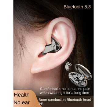 Новые наклейки для ношения в ушах в течение длительного времени Не повредят, длительный срок службы батареи, Bluetooth-гарнитура для костной проводимости