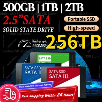 Новый 4 ТБ SATA 2 ТБ SSD 2,5 Дюймовый Высокоскоростной SSD HD 4 ТБ Внутренний ssd sata 1 ТБ Твердотельный накопитель nvme m2 hdd Ноутбук Для Ноутбука ps4