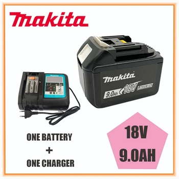 Новый Аккумулятор Makita 18V 9.0Ah BL1830 BL1830B BL1840 BL1840B BL1850 BL1850B Светодиодный Индикатор Перезаряжаемой Батареи