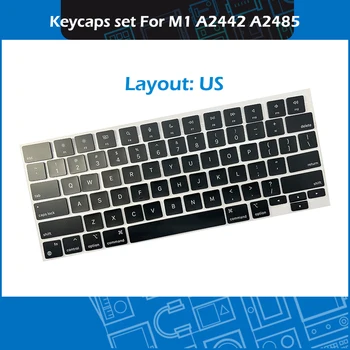 Ноутбук A2442 A2485 A2681 США Английские Клавиши Keycaps Для Macbook Pro M1 14 