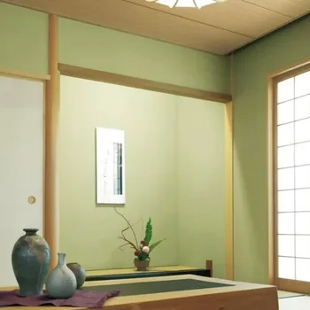 Обои татами зеленого цвета, однотонные японские декоративные обои для спальни, ресторана, японского стиля, зеленого цвета Матча