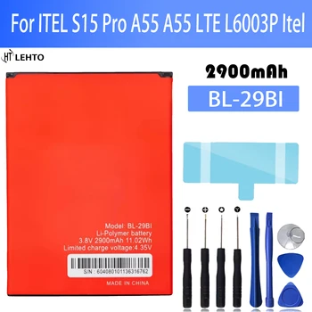 Оригинальная Емкость BL-29BI Сменная батарея Для ITEL S15 Pro A55 A55 LTE L6003P Itel mobile battery Аккумуляторы Bateria