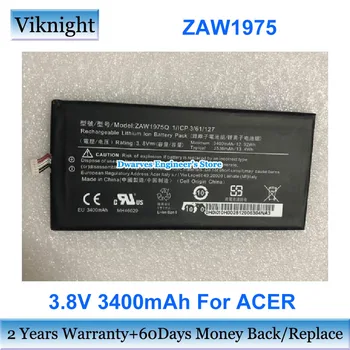 Оригинальный Аккумулятор 3,8 V 3400mAh 12.92Wh ZAW1975 Для Acer A1-713 Battery A1-713HD Iconia Tab 7