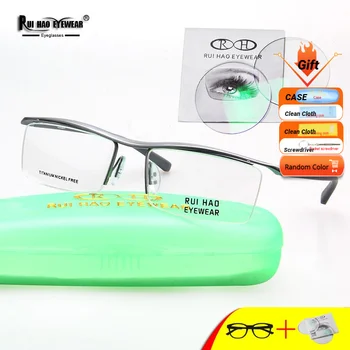 Очки по рецепту в оправе из чистого титана TR90, оправа для очков с заполнением линзами из смолы, оптические очки по индивидуальному заказу