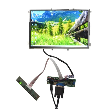 Плата контроллера VGA LCD DIY Kit 10,1 дюймов LP101WX1 SLN2 SLP2 1280x800 40Pin светодиодная экранная панель