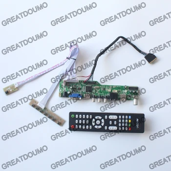 Плата контроллера ЖК-телевизора M6V5 поддерживает ТВ AV VGA Аудио USB HDMI-Совместимый для 1600X900 LTN156KT02-C01 B140RW02 V.1 панель B173RW01