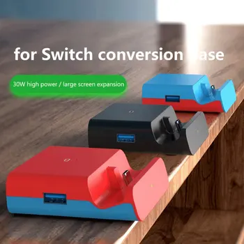 Подставка для зарядки Nintendo Switch Type-C, видео Конвертер, совместимый с HDMI Порт, адаптер для телевизора, док-станция для телевизора