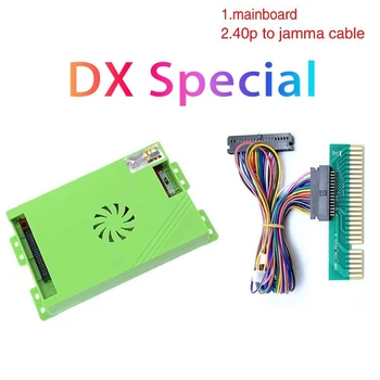 Полноценная материнская плата Saga Box DX + адаптер Jamma 5000 В 1 для аркадной игровой консоли Jamma для толкателя монет