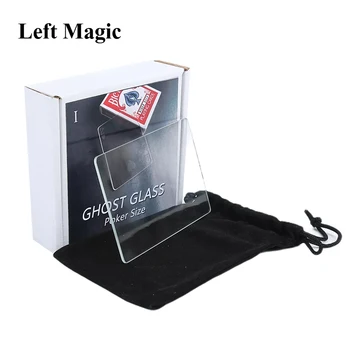 Призрачное стекло -Фокусы размером с Покер Выбранная карта появляется на стекле Магия крупным планом Уличные иллюзии Трюки Реквизит для ментализма