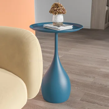 Приставной столик для дивана, Очень простой, Легкий, Роскошный Прикроватный Дизайн, Небольшой Круглый столик в скандинавском стиле, Креативные Мини-Журнальные столики для гостиной
