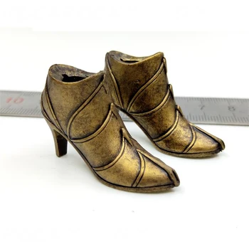 Продается 1/6-я TBLeague PL2020-173A Knight Of Fire Warrior Soldier Золотая Версия Однотонной Модели Обуви Для 12-дюймовой куклы-экшн-фигурки