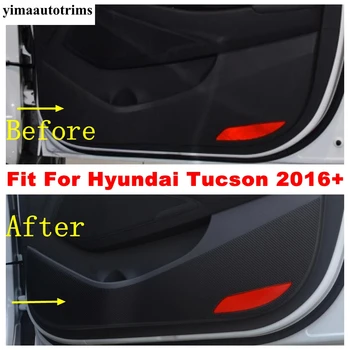 Противоударная накладка на внутреннюю дверь автомобиля, пленка от царапин, Защитная крышка, Отделка, Аксессуары для украшения Hyundai Tucson 2016-2020
