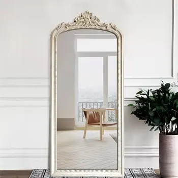 Прямоугольное Современное Зеркало для гостиной, Стоящее в Скандинавском Стиле, Дизайн Зеркала во весь корпус, Качественный Декор Miroir Для дома
