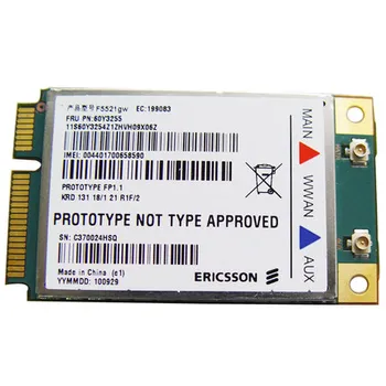 Разблокированная для Ericsson F5521gw Беспроводная 3G-модемная карта WCDMA HSPA Mini PCI-E wlan Для Lenovo X220 T420 W520 T520 E120 FRU: 60Y3255
