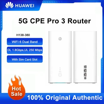 Разблокированный Huawei 5G CPE Pro 3 Маршрутизатор H138-380 WiFi 6 Ретранслятор сигнала Двухдиапазонный Гигабитный Усилитель 250 Мбит/с Со Слотом Для Sim-карты