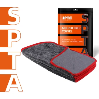 (Разовая продажа) SPTA GSM600 Впитывающее полотенце из микрофибры, Полотенце для мытья автомобиля, Ткань для ухода за автомобилем, Ткань для сушки автоочистки
