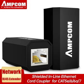 Разъем AMPCOM RJ45 8P8C Удлинитель сетевой адаптер встроенный кабель Ethernet Cat7/Cat6/Cat5e