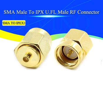 Разъем SMA Male to IPX U.fl Разъем RF Коаксиальный преобразователь ipx в sma Адаптер прямой