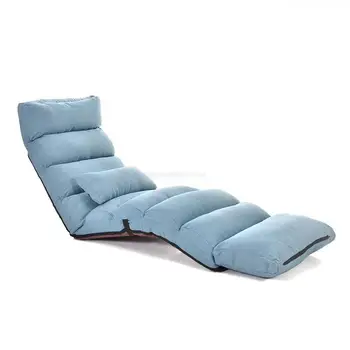 Регулируемый по углу Наклона Ленивый диван из хлопка и линейной ткани Диван-кровать с прочным Подшипником Переносное Кресло для отдыха