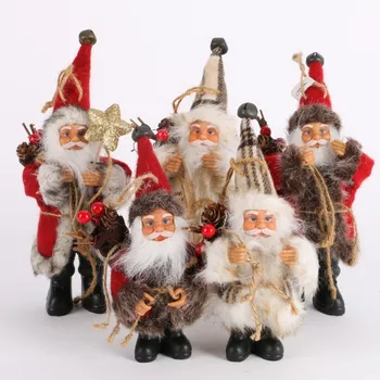 Рождественская кукла Санта-Клауса, Веселые Елочные украшения, Настольное Украшение Санта-Клауса, Рождественские подарки Navidad