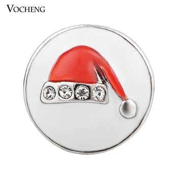 Рождественская шляпа Vocheng Ginger Snap Button 18 мм из металла Vn-872