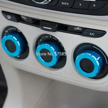 Ручная ручка кондиционера Подходит для 2013 2014 Citroen Elysee/Peugeot 301 Кнопка кондиционирования воздуха автомобиля, декоративная кольцевая крышка