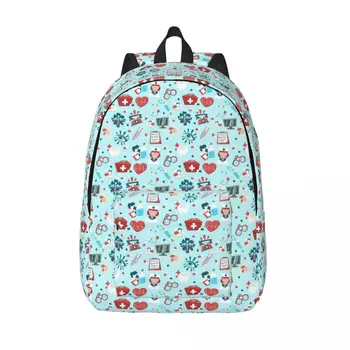 Рюкзак медсестры с медицинским рисунком для мальчиков и девочек, школьная сумка для студентов, рюкзак для детского сада, спортивная сумка для начальной школы