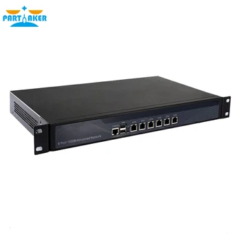 Сетевой сервер Partaker 1U R11 i3 2370M 6 LAN 4G RAM 128G SSD Маршрутизатор Поддержка операционной системы Брандмауэр оборудование