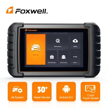Сканер FOXWELL NT809 OBD2 Выполняет 28 перезагрузок всей системы-Прокачка ABS/Сброс масла/EPB/SAS/TPMS/Переобучение корпуса дроссельной заслонки Автомобильный диагностический сканер