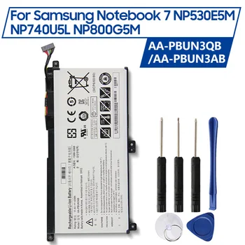 Сменный Аккумулятор AA-PBUN3QB AA-PBUN3AB BA43-00377A Для Samsung Notebook 7 NP530E5M NP740U5L NP800G5M 3950 мАч