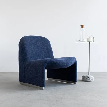 Современный стульчик для отдыха, итальянский стиль, Индивидуальный дизайн, Диваны, кресла, Качественная кожаная ткань, шезлонги для гостиной