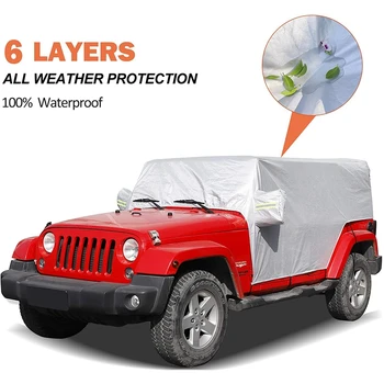 Солнцезащитный Козырек, для Jeep Wrangler JK JL 4 Двери 2007-2021 Чехол От Снега И Дождя Чехол Для Автомобиля Пылезащитный УФ-Протектор